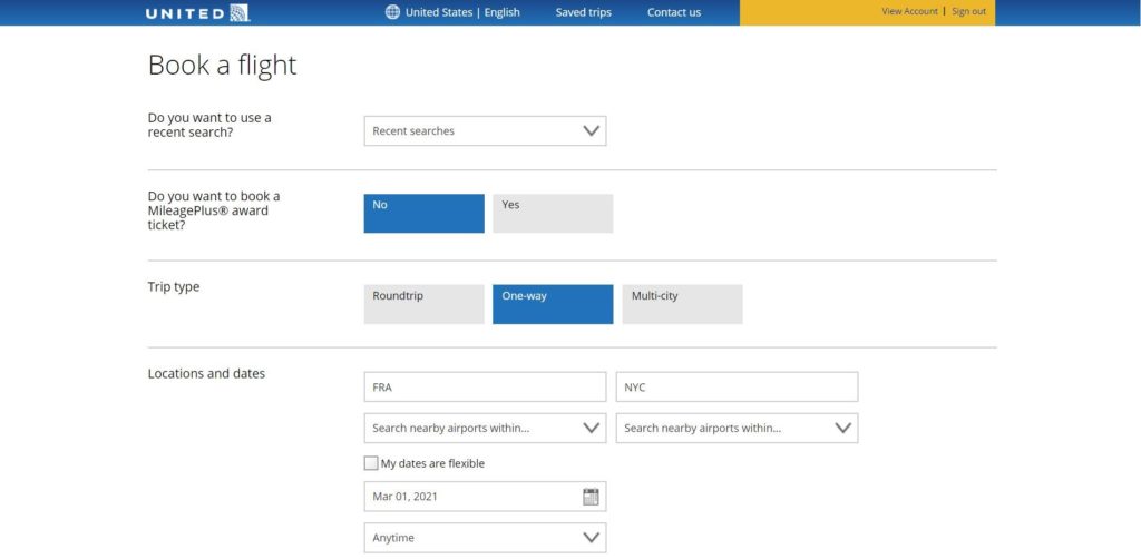 Miles / Points > London > First Class > 2+ Travelers > from Charlotte