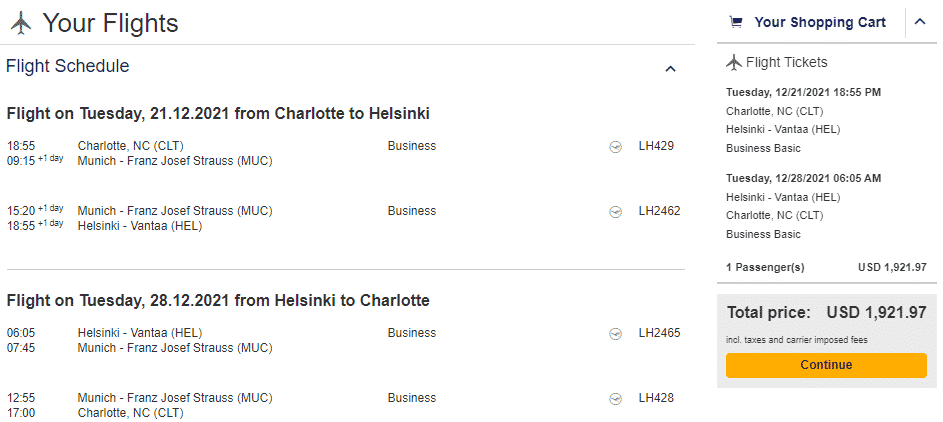 Finland: New Business Class Fares from the U.S. and Canada from $1,921 ...