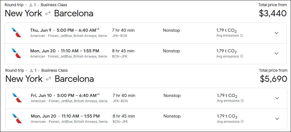 Time Difference Between New York And Barcelona Spain New York-Barcelona - First Class Flyer
